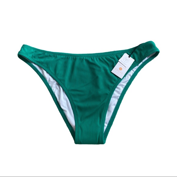 Shade & Shore Bikini Bottom Emerald Green - Picture 1 of 2